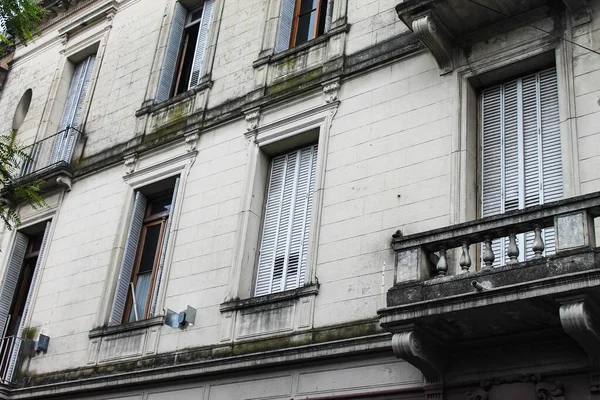 Arquitectura Vintage Detalle Ventanas — Foto de Stock