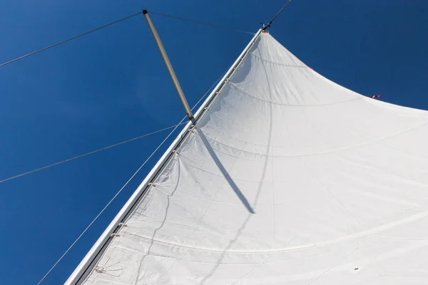 Superfície Detalhes Barco Vela — Fotografia de Stock