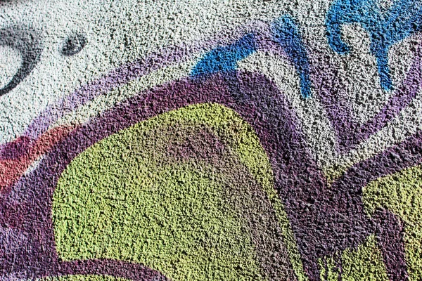 Graffitti Wall Detail Architecture — Stock Photo, Image