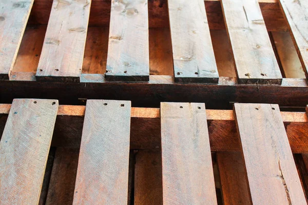 Pallets in Wood Detail