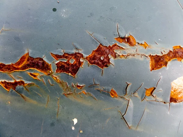 Rouille érosion endommagement de la surface métallique bacground — Photo