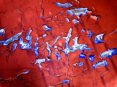 pas ve erozyon hasar metal yüzeylere yağmur tarafından