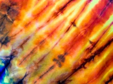 turuncu mavi el sanatları soyut batik muti-renk