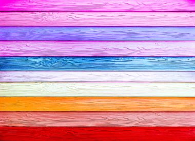renkli yatay ahşap doku