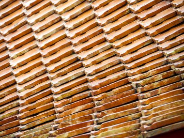 Antik çatı Budizm Tapınağı (Wat Tay dili) açık