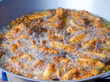 büyük tava tatlı mola süresi için kızarmış muz