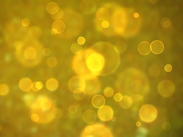 Gouden zeepbel dimensie bokeh achtergrond wazig — Stockfoto