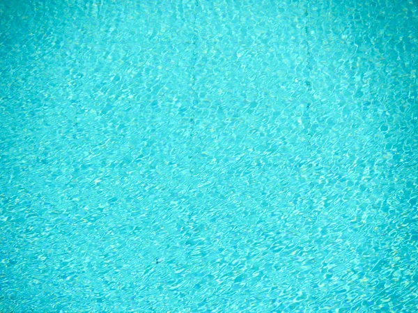 Swimming Pool Water Surface Has Little Wave Aqua Color — Stock Photo, Image