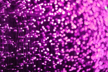 bulanıklık ve bokeh renkli ışık ve ni derin pembe renk soyut