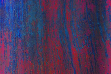 kırmızı mavi pas ve metal çelik yüzey dokusunda erozyon