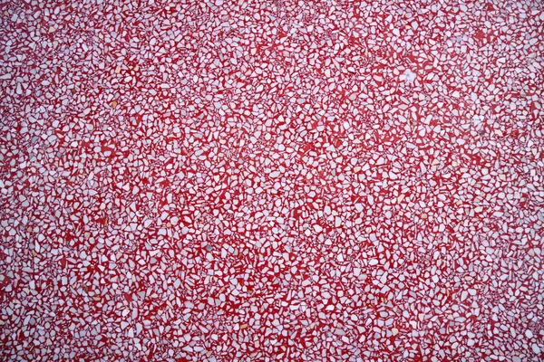 Terrazo rosa oscuro y copos blancos en el diseño del patrón de piso inte —  Fotos de Stock