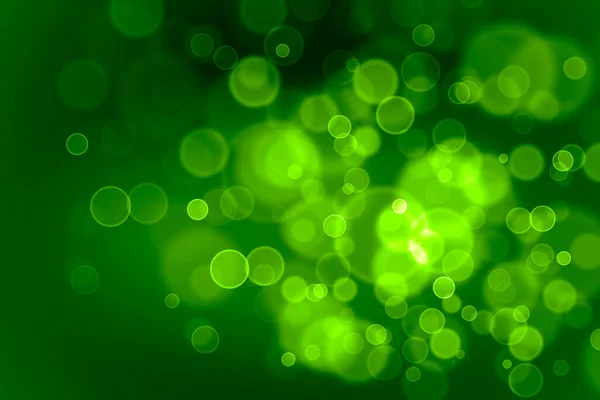 Yeşil kabarcık ilahi boyut bokeh absract — Stok fotoğraf