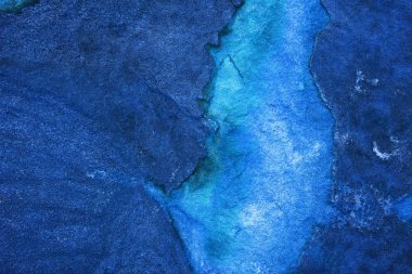 İç mekan için mağaranın antik mavi granit taş yüzeyi