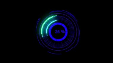 Dijital güç enerjisi turuncu. Sancak ve reklam için güçlü.