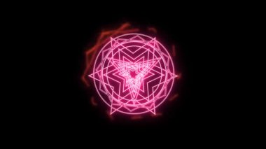 dodecagon fire around power magic weapon pink powerful