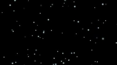 snow fall and soft wind effect black screen for banner and advertise