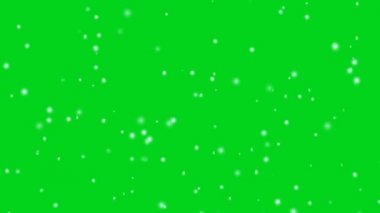 Kar etkisi zamanla ağırlaşıyor ve sonunda yeşil ekran yumuşuyor.