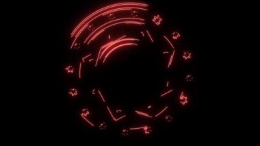 Altıgen ateş gücü güçlü kırmızı büyüyü bastırıyor.