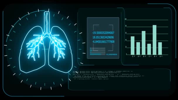 Crisi del virus Covid 19 e la scansione radar rilevata nel paese si è diffusa in tutto il mondo — Video Stock