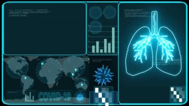 Covid virüsü tüm dünya analizlerini ve dijital grafik çubuğunu mavi monitör haritasını kırmızıya çevirdi