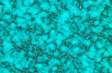 Altın mineral granit ve mavi mermer levha tip dört lüks iç plan