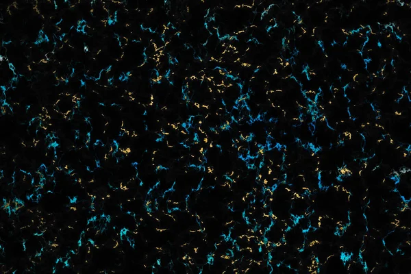 Altın Rengi Deniz Mavisi Mineral Granit Siyah Mermer Lüks Plan — Stok fotoğraf