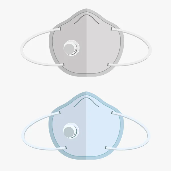 Bezpečnostní dýchací masky Corona Virus Vektorová Grafika