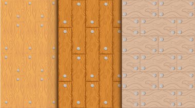 Ahşap doku vektör arka plan. Bir ağaç dokusuna ayarlayın. Çizgi film izole oyun öğeleri için arka plan.