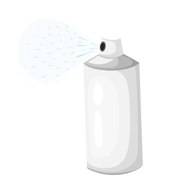 Spray de ilustración vectorial aislado sobre fondo blanco — Vector de stock