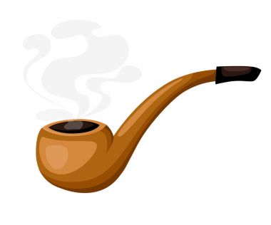 Sigara Tütün, Sigara pipo, nargile. Bağımlılığı, kötü alışkanlıkları izole düz ayarlamak. tüp puro düz tasarım stil vektör çizim ayarla.