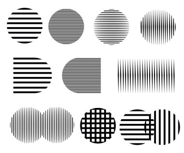 Tasarım öğeleri. Geometrik soyut satır arkaplanı.