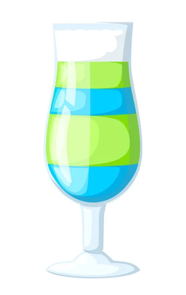 Illustration vectorielle de huit cocktails alcoolisés populaires style plat invitations de cocktail dépliants dépliants modèles isolés sur fond blanc . — Image vectorielle