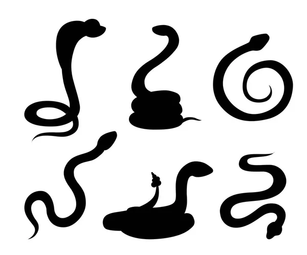 Vetor ilustrace Reptile had nebo hadí ploché ikona pro zvířecí aplikace a weby — Stockový vektor