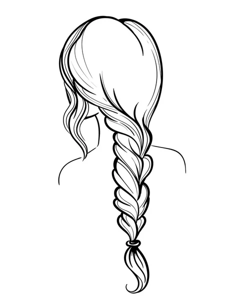 Featured image of post Braid Drawings Of Hairstyles They go well with any outfit be it a gown a skirt or leather pants