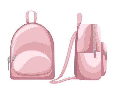 Renkli sırt çantaları ayarlayın. Sırt çantaları okul malzemeleri, dizüstü bilgisayarlar ile