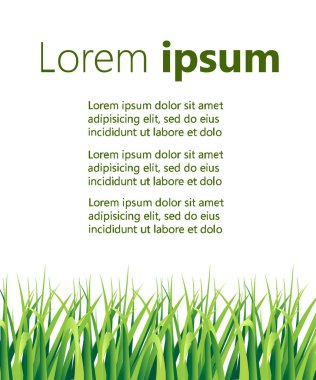 Tufts çim. Doğanın tasarım öğeleri kümesi. Beyaz arka plan üzerinde izole illüstrasyon vektör. Yaz doğal çimenli yeşil elemanları Web sitesi sayfası ve mobil uygulaması tasarım vektör öğesi.