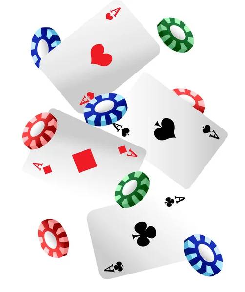 Illustrazione di set di icone del casinò su sfondo bianco isolato Pagina del sito Web e illustrazione vettoriale di progettazione di app mobile — Vettoriale Stock