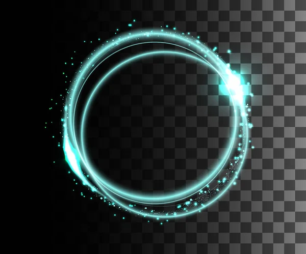 Gloeien Geïsoleerde Wit Transparant Effect Lens Flare Explosie Glitter Lijn — Stockvector