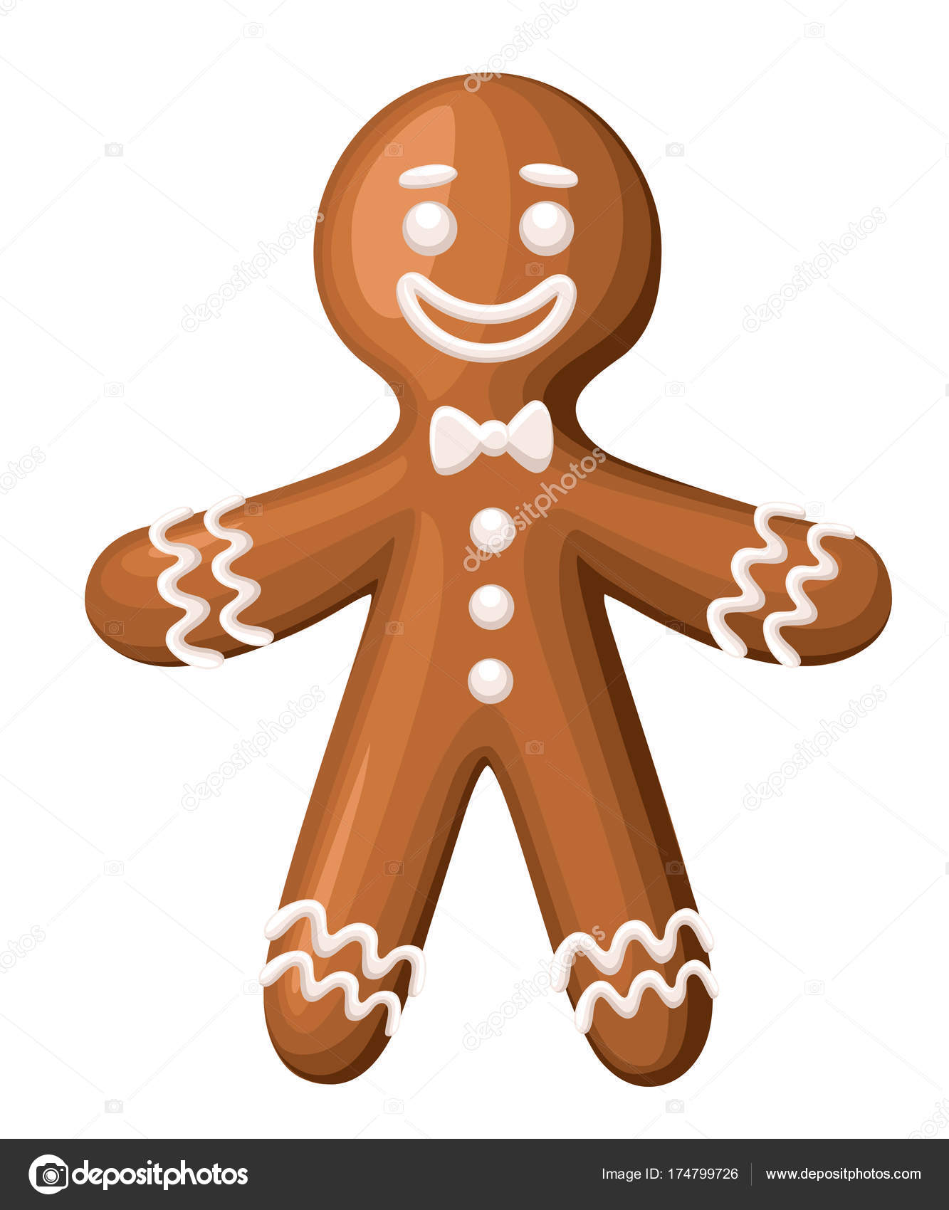 christmas gingerbread man cookie isolated white background holiday vector illustration stock vector - Christmas Gingerbread Man christmas gingerbread man cookie isolated white background holiday vector illustration stock vector - Christmas Gingerbread Man