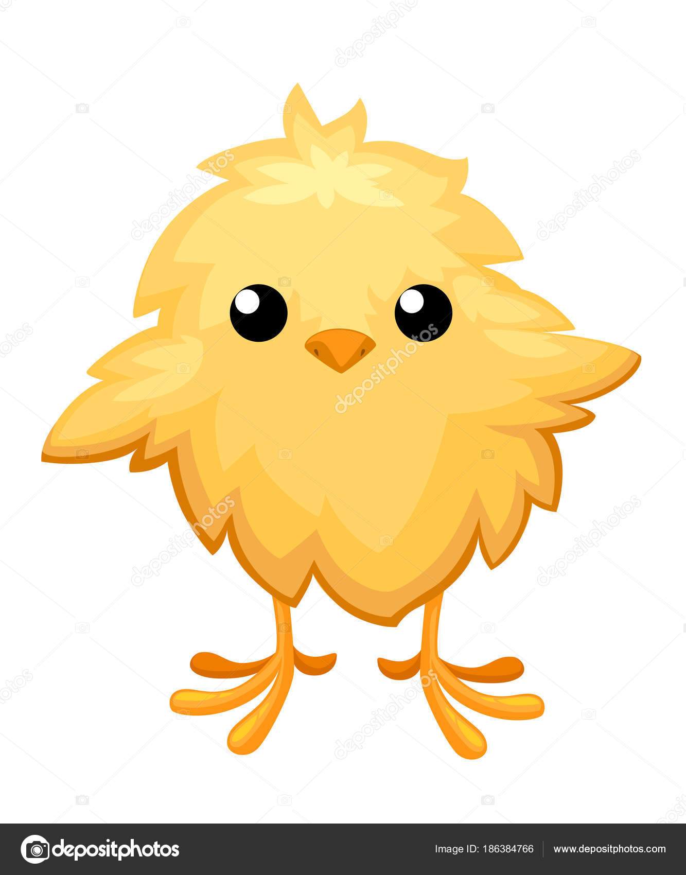 Funny Poulet Dans Loeuf Pour Pâques Décoration Dessin Animé