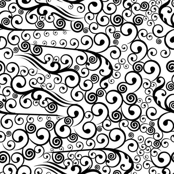 Seamless pattern. Floral elements for design monograms, invitations, frames, menus and labels. Graphic design of the website, cafes, boutiques, hotels. Vector illustration on white background