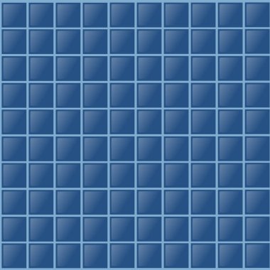 Havuz ya da banyo düz vektör çizimi için pürüzsüz mavi karo deseni