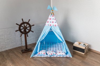 Teepee odasında