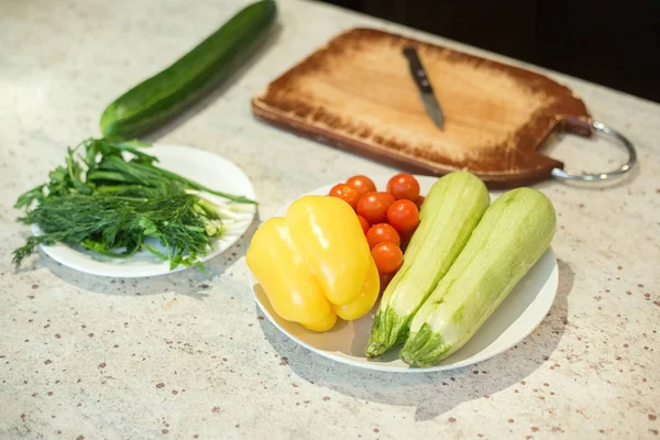 Verduras frescas para la dieta — Foto de Stock