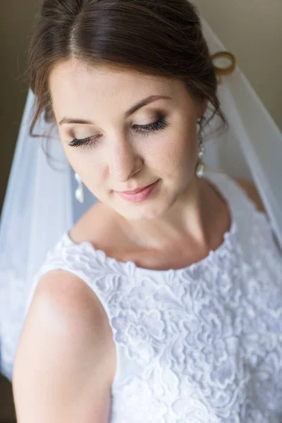 Bride closeup portrait — Stock Photo, Image