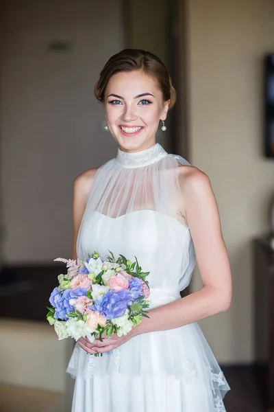 Close up portrait of bride — Stock Photo, Image