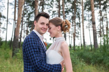 güzel genç gelin ve damat