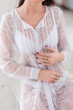 Desen sabahlığı portre.