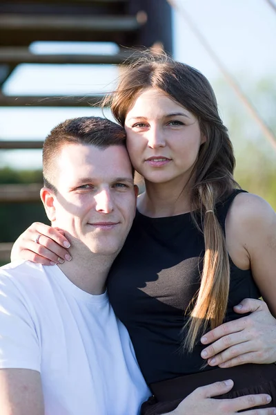 Portrait of a young couple — Stock Photo, Image