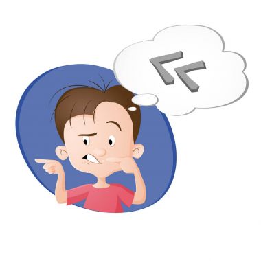 Bir çocuk bir düşünce düşünme